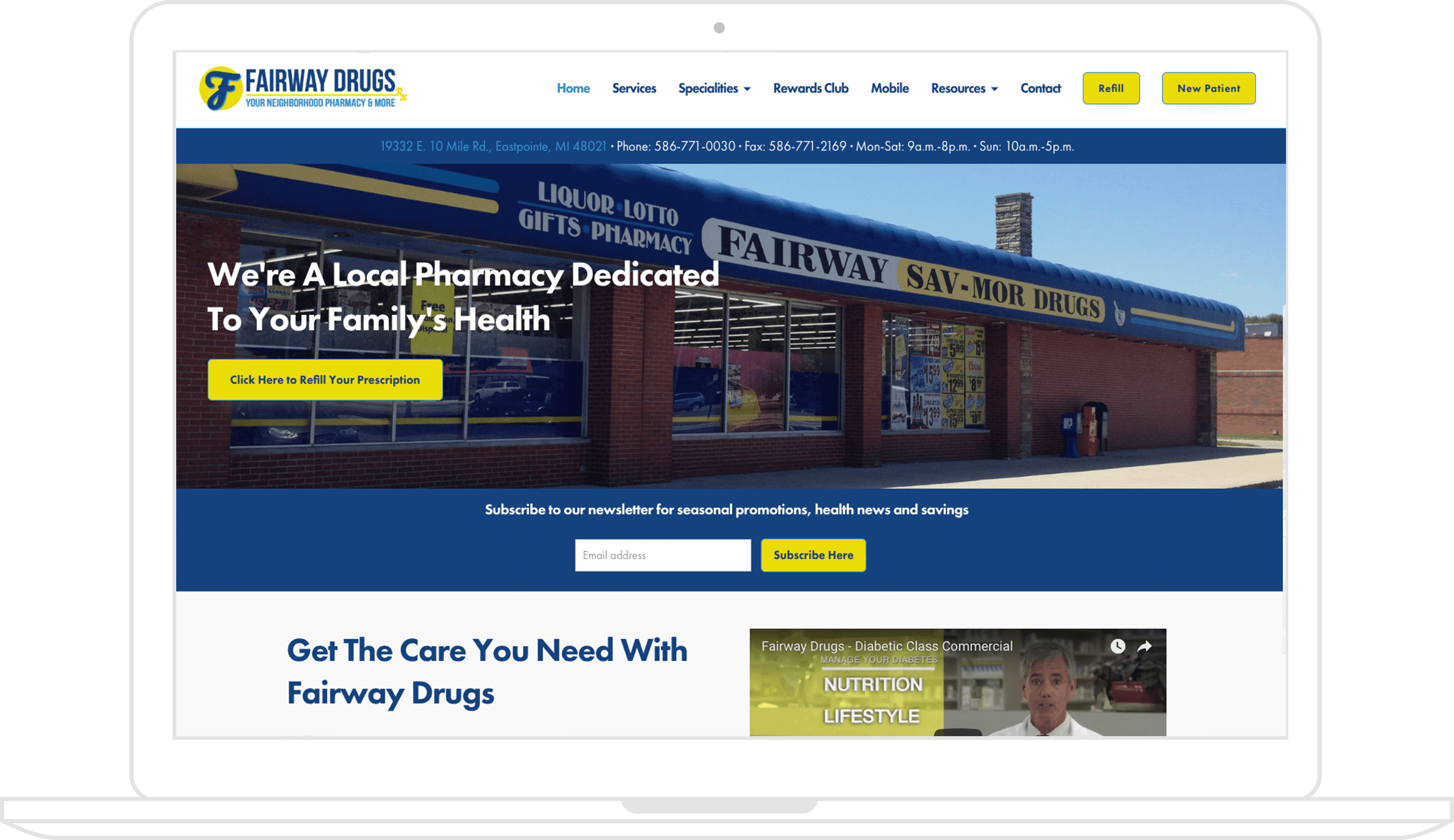Secure, HIPAA compliant & branded websites