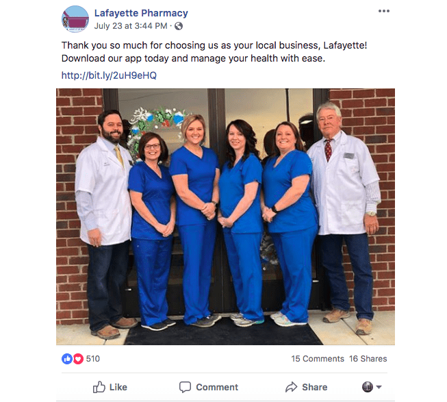 Lafayette Pharmacy Hit a Home Run With Their Recent Facebook Post