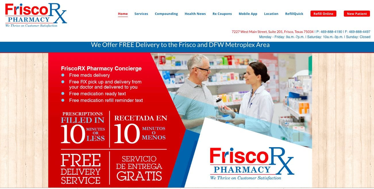 FriscoRX Pharmacy Had 208 Patients Transfer to Their Pharmacy
