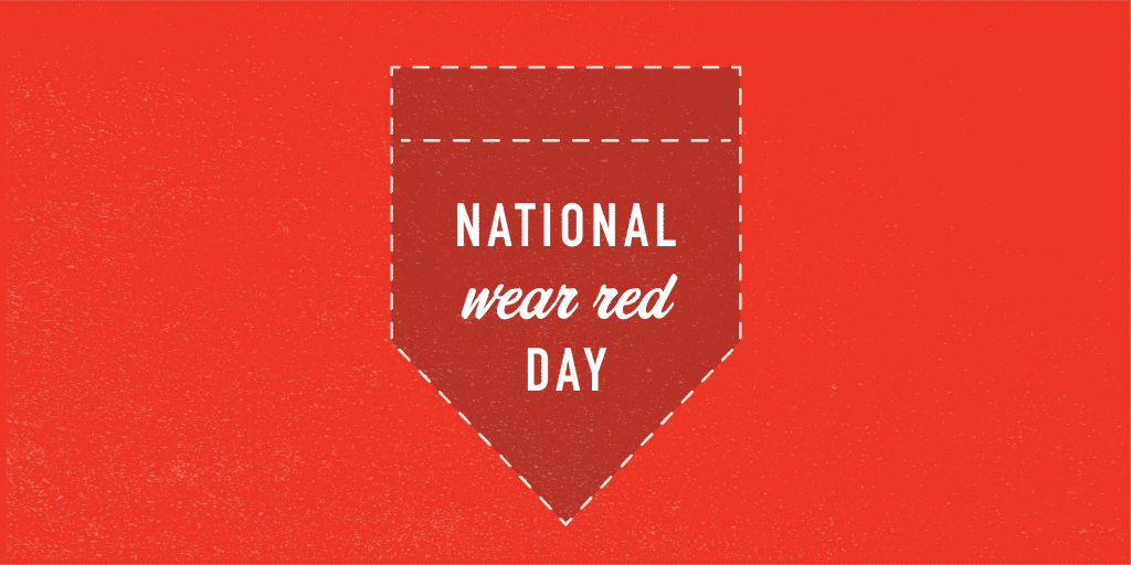 National Wear Red post