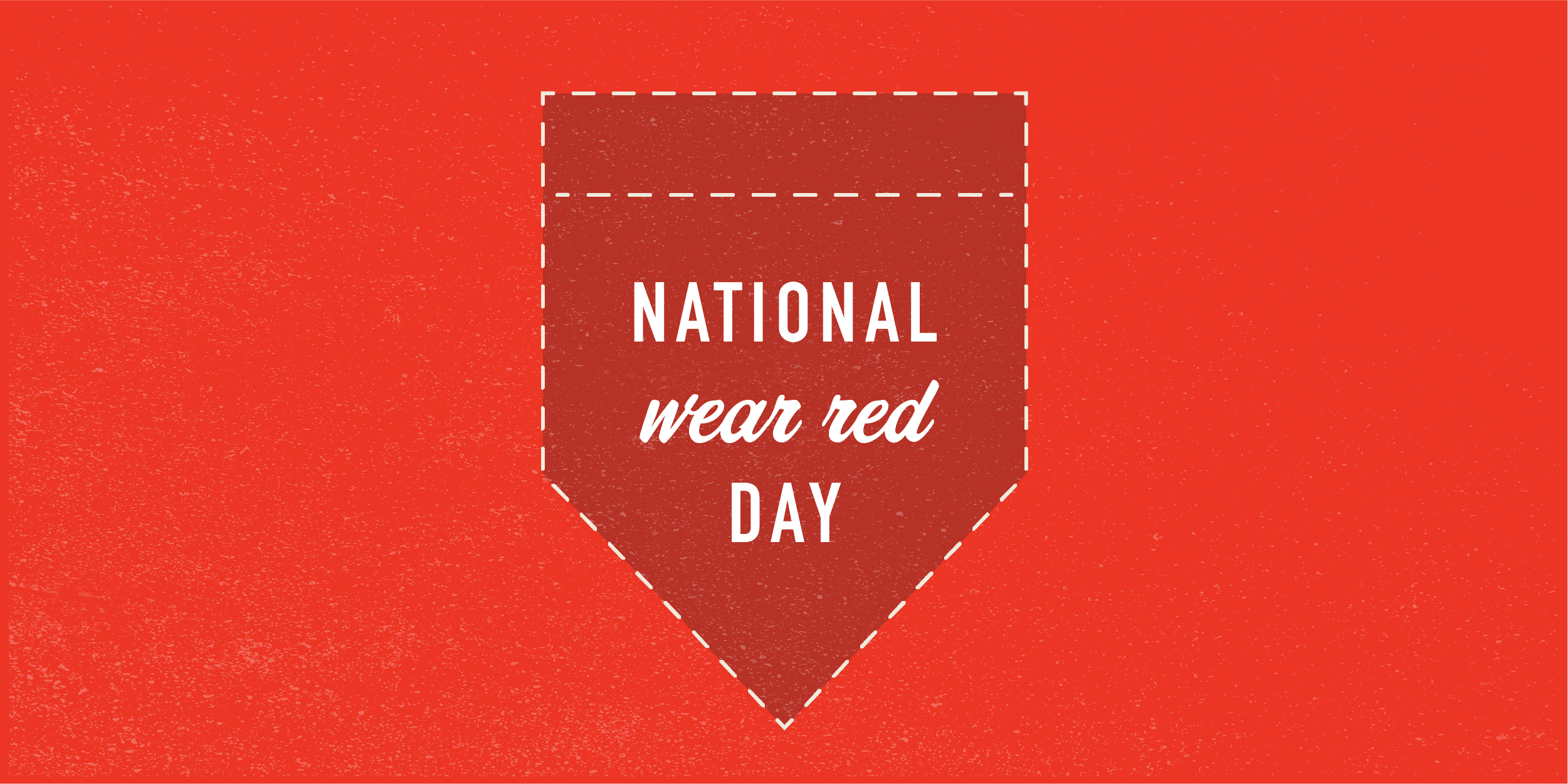 National Wear Red Day pharmacy social post National Wear Red post