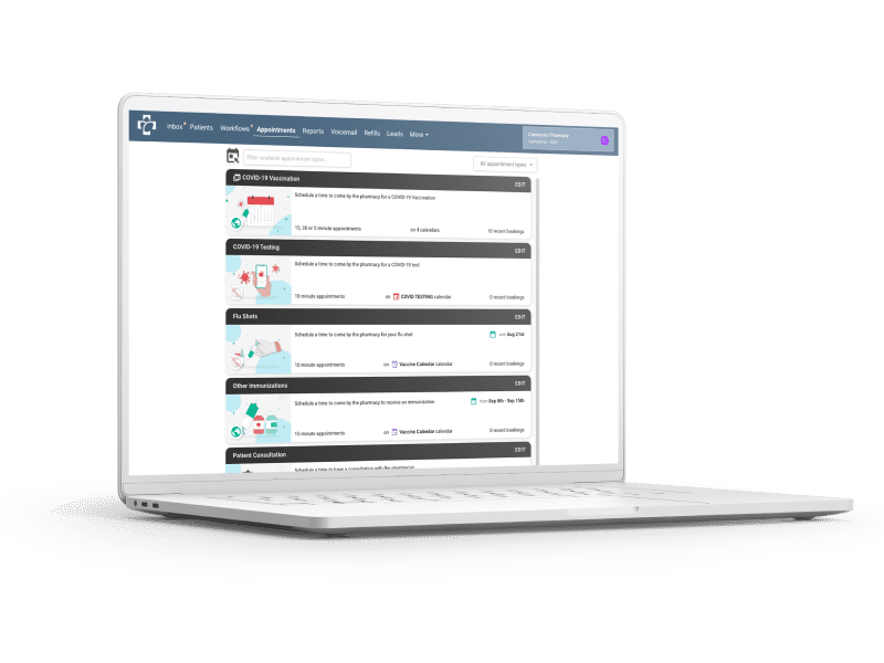 pharmacy patient scheduling