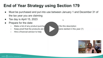 Tax Deductions for Your Pharmacy: How to Leverage Section 179 Before Year-End