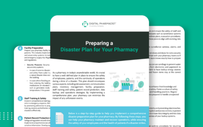 Preparing a Disaster Plan for Your Pharmacy